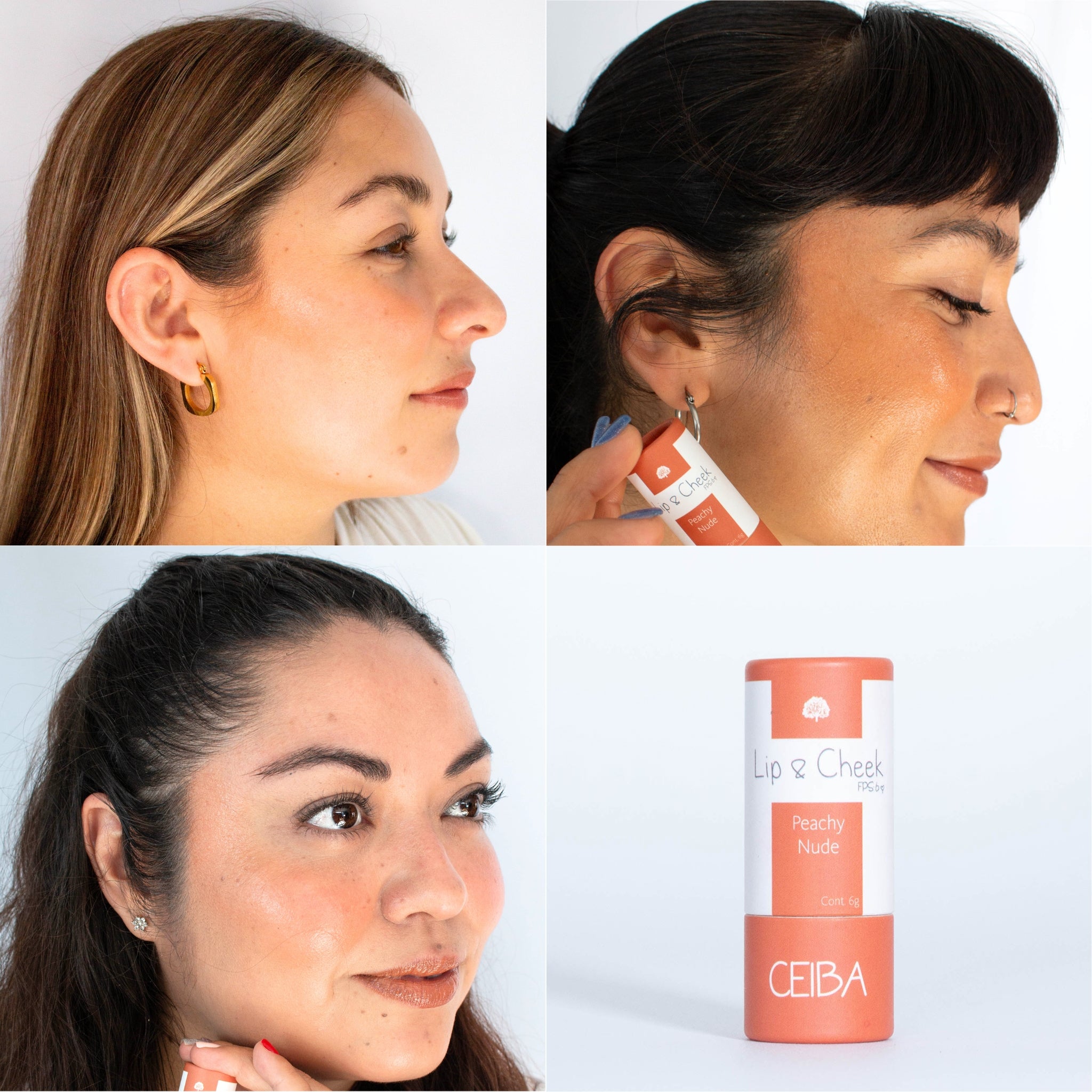 Bálsamo Lip & Cheek FPS 6 - PEACHY NUDE