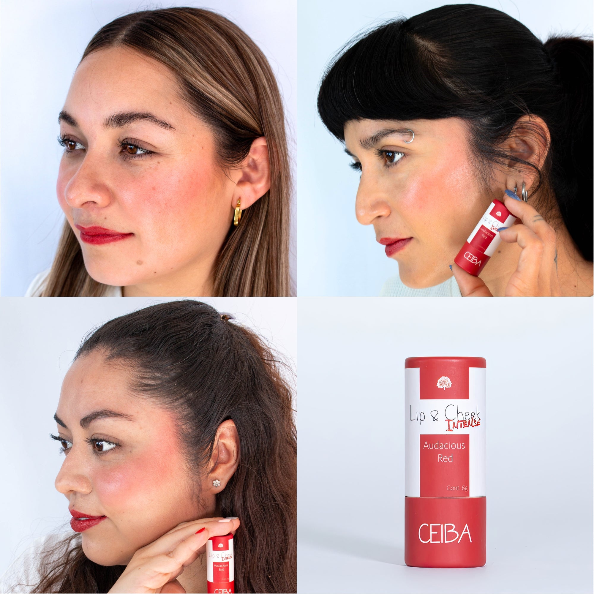 Bálsamo Lip & Cheek Intense - AUDACIOUS RED