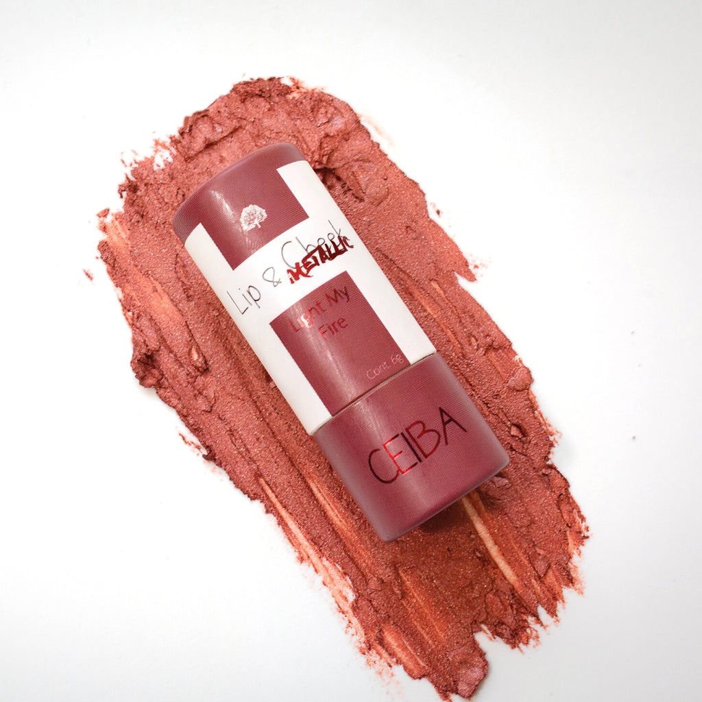 Bálsamo Lip & Cheek Metallic: LIGHT MY FIRE