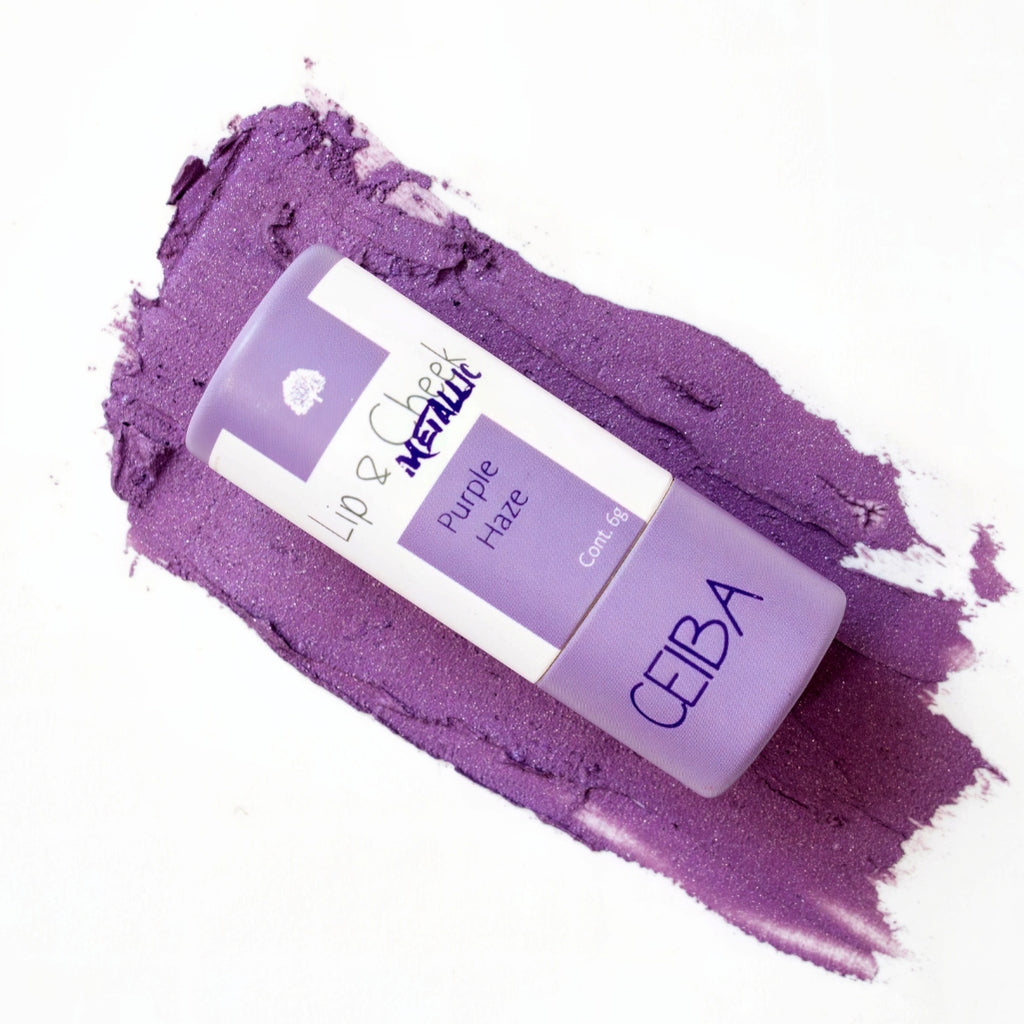 Bálsamo Lip & Cheek Metallic: PURPLE HAZE