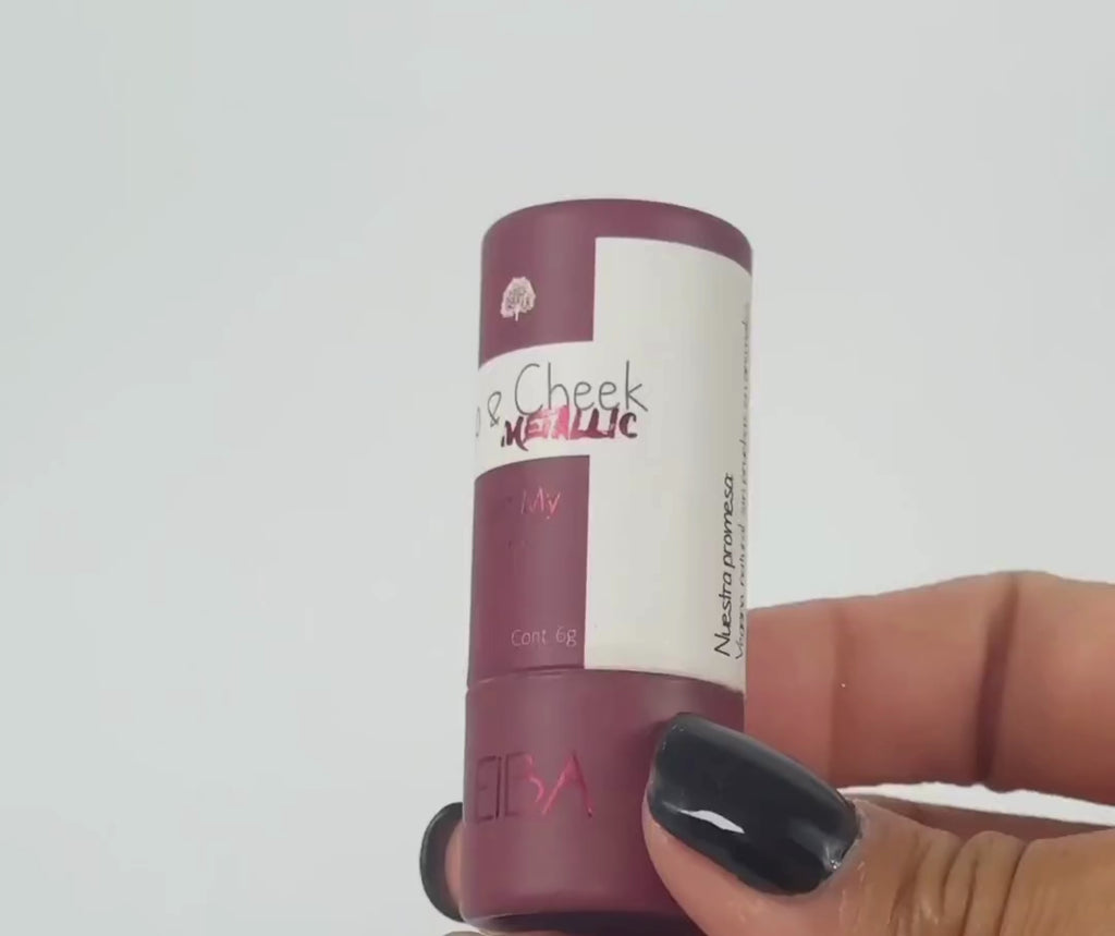 Bálsamo Lip & Cheek Metallic: LIGHT MY FIRE