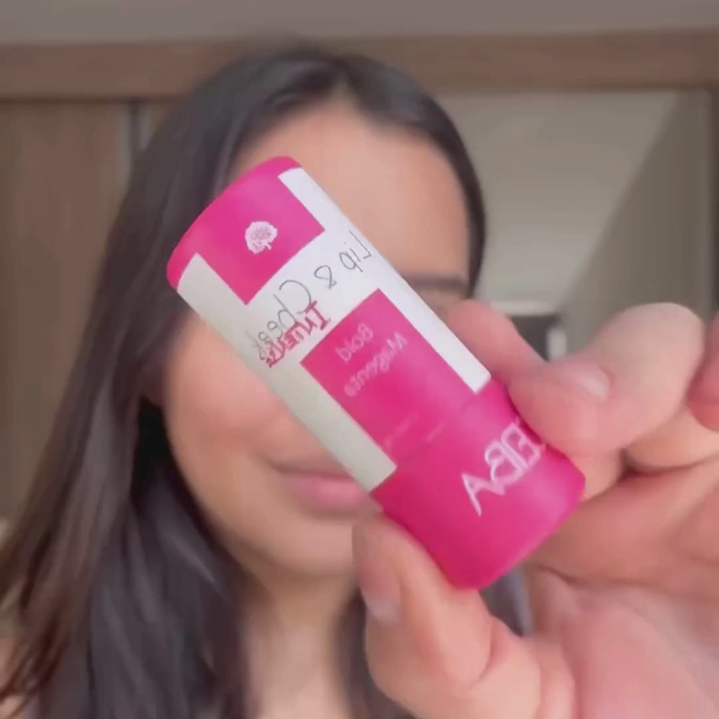 Bálsamo Lip & Cheek Intense: BOLD MAGENTA