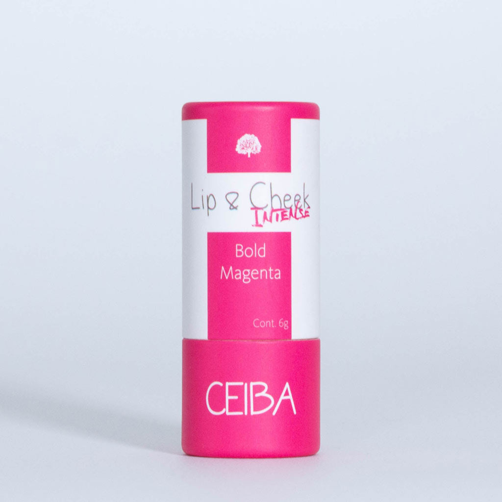 Bálsamo Lip & Cheek Intense: BOLD MAGENTA
