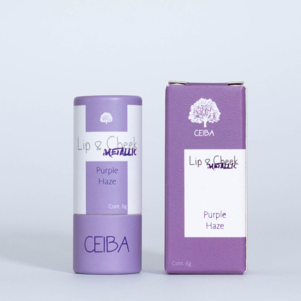 Bálsamo Lip & Cheek Metallic: PURPLE HAZE
