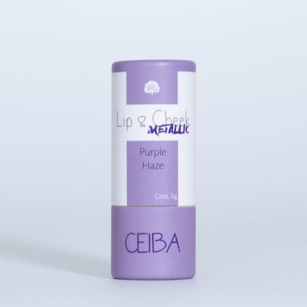 Bálsamo Lip & Cheek Metallic: PURPLE HAZE